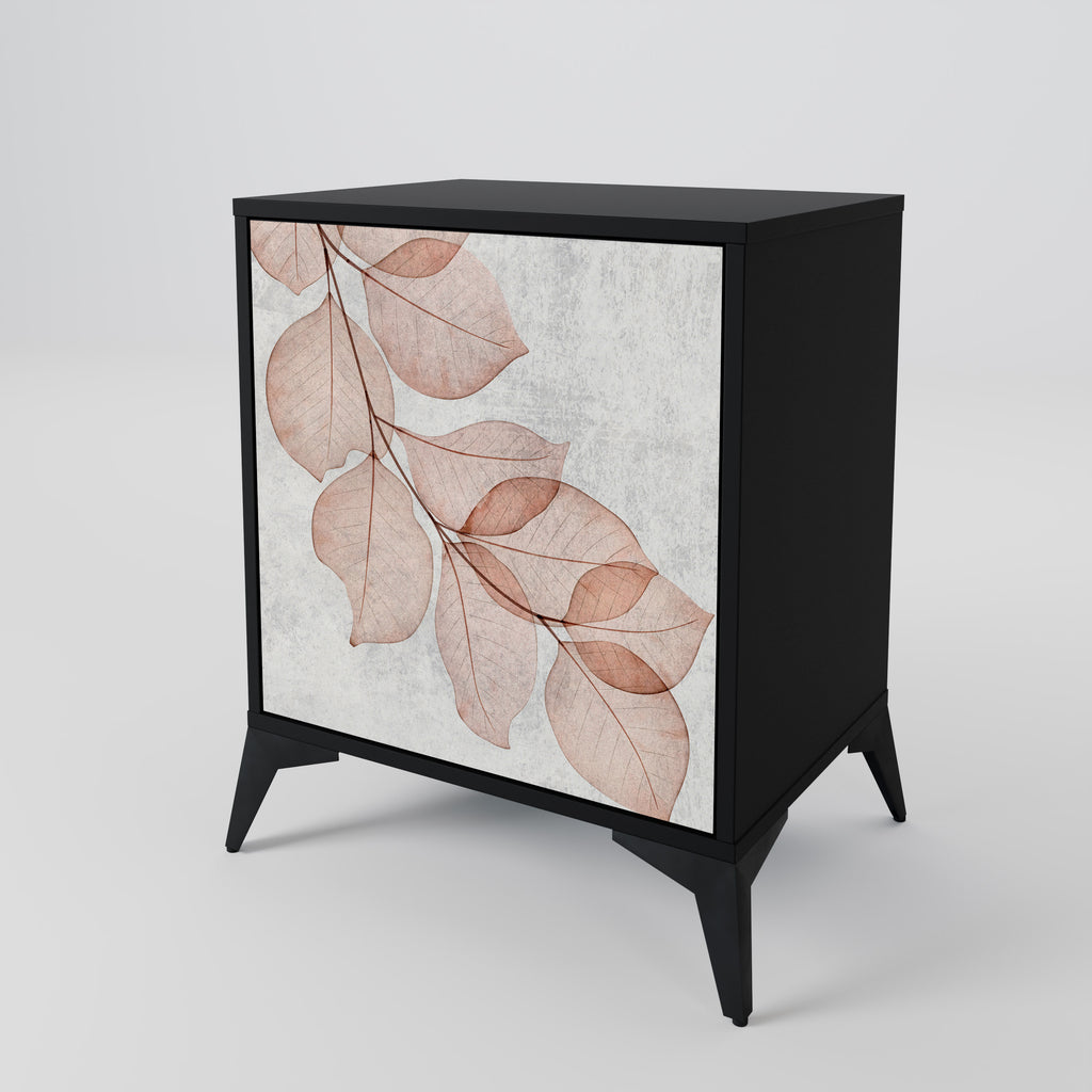 AUTUMN FRAGILITY Sideboard mit 1 Tür in Schwarz
