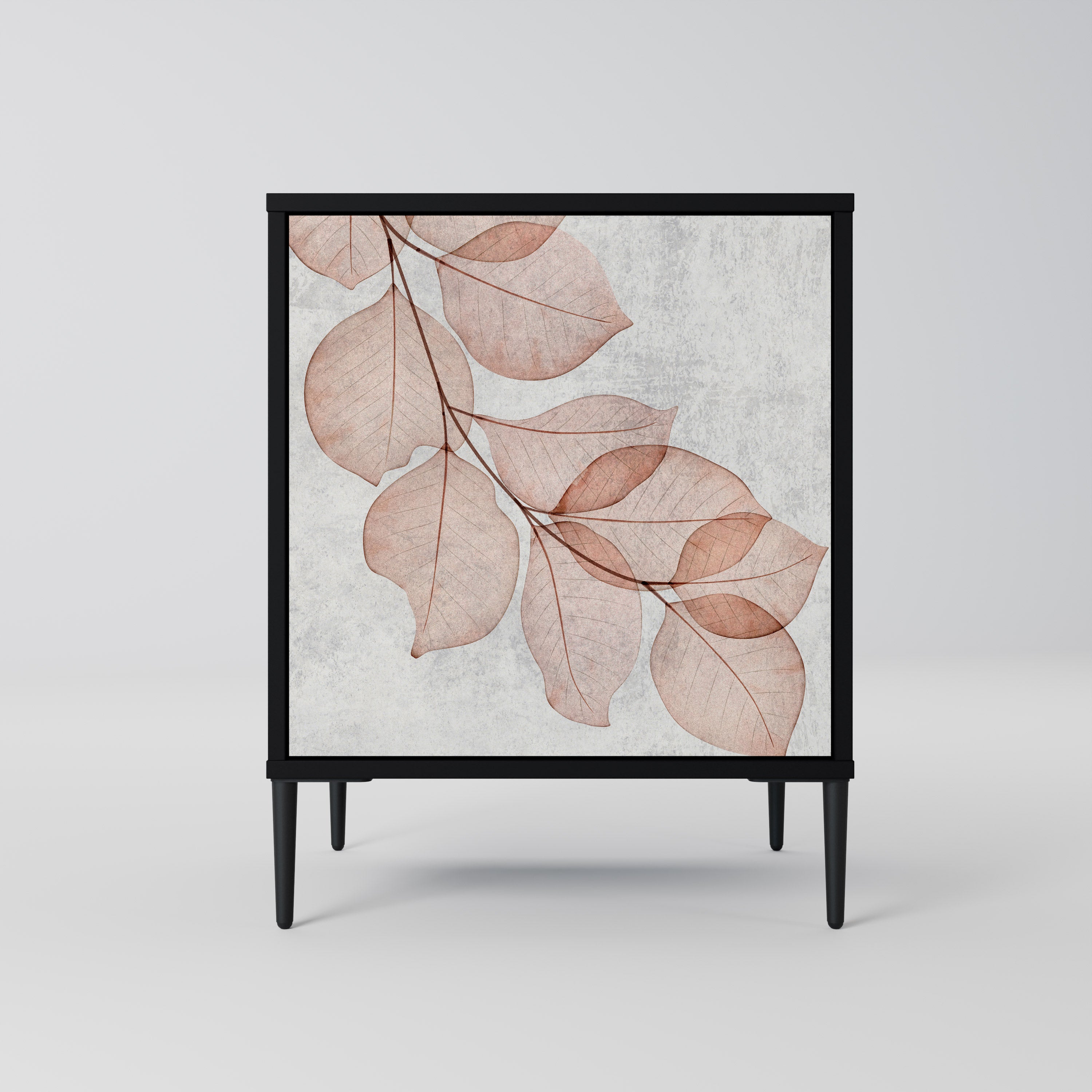 AUTUMN FRAGILITY Sideboard mit 1 Tür in Schwarz