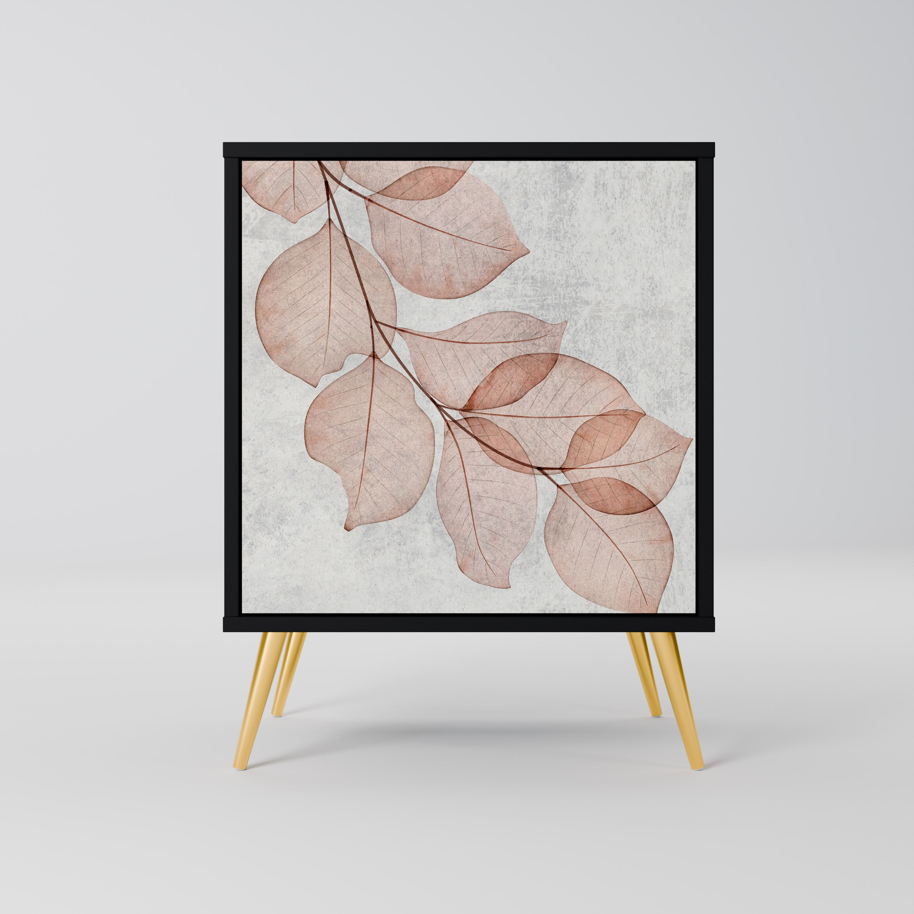 AUTUMN FRAGILITY Sideboard mit 1 Tür in Schwarz