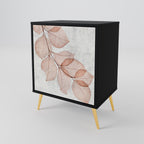 AUTUMN FRAGILITY Sideboard mit 1 Tür in Schwarz