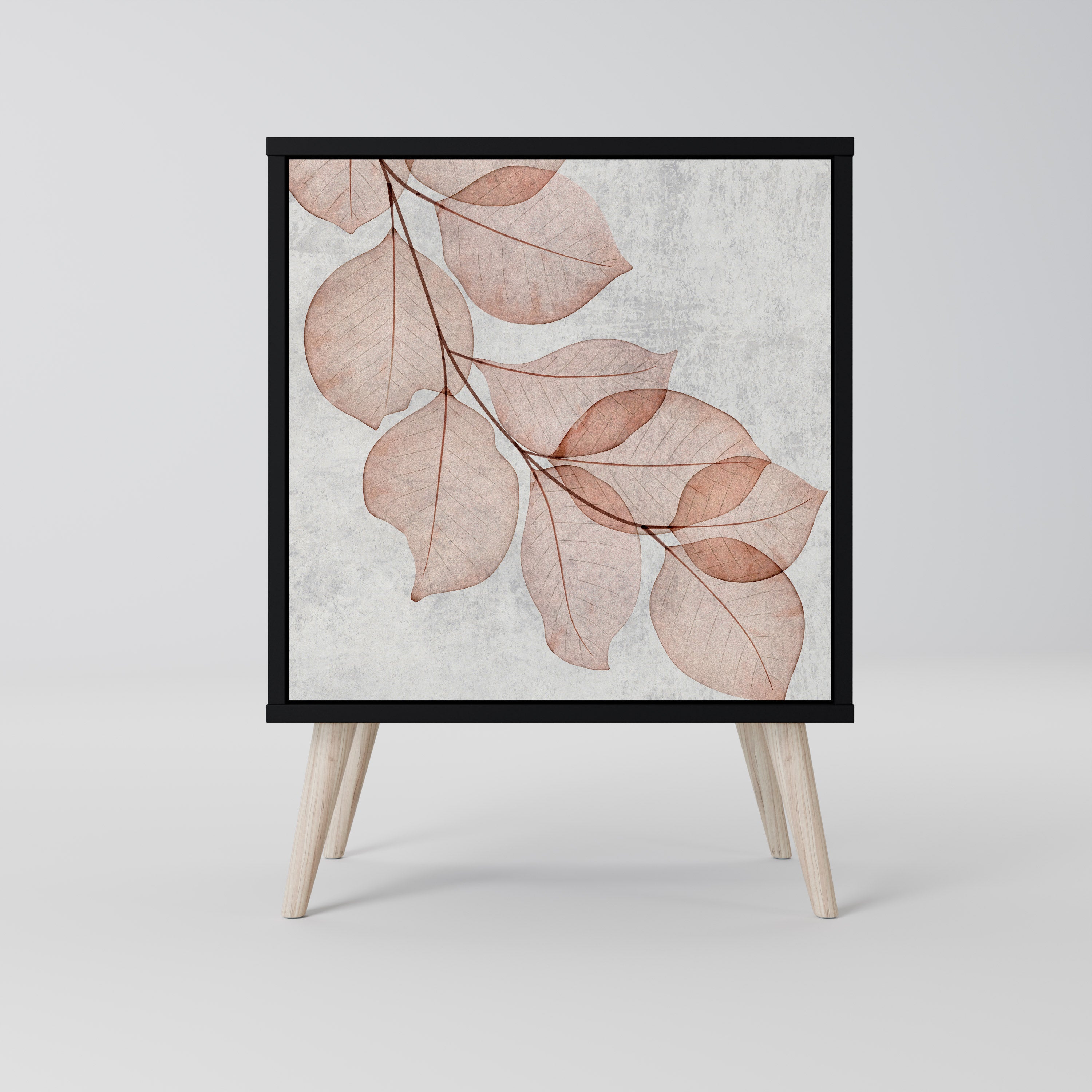 AUTUMN FRAGILITY Sideboard mit 1 Tür in Schwarz