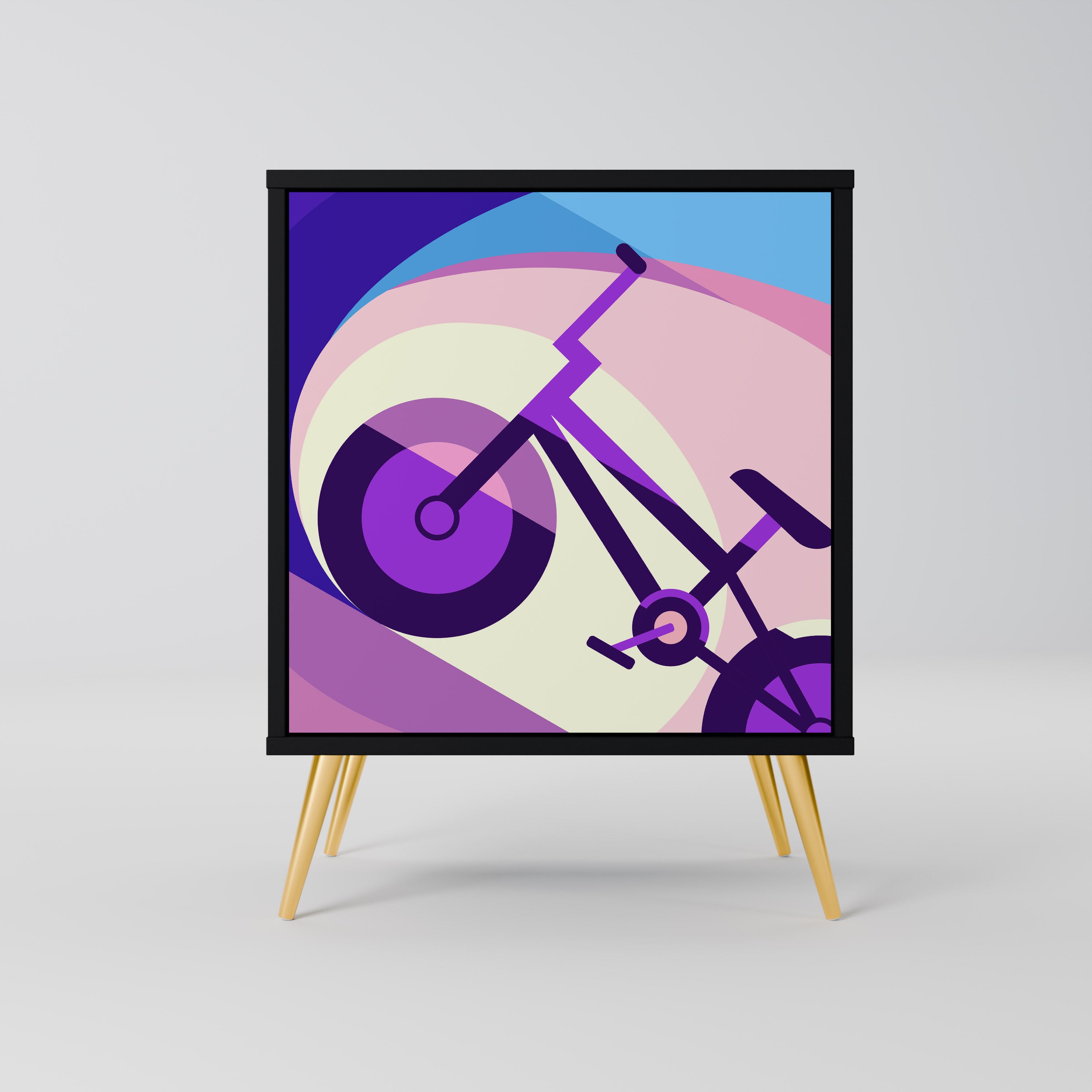 BIKE DREAMS Sideboard mit 1 Tür in Schwarz