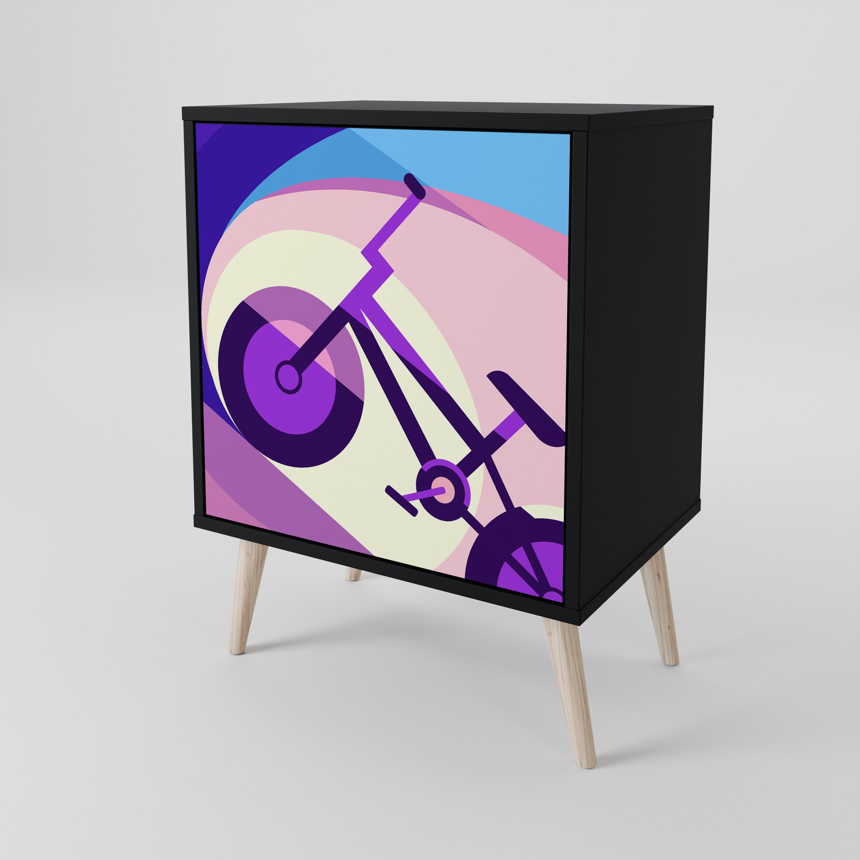 BIKE DREAMS Sideboard mit 1 Tür in Schwarz