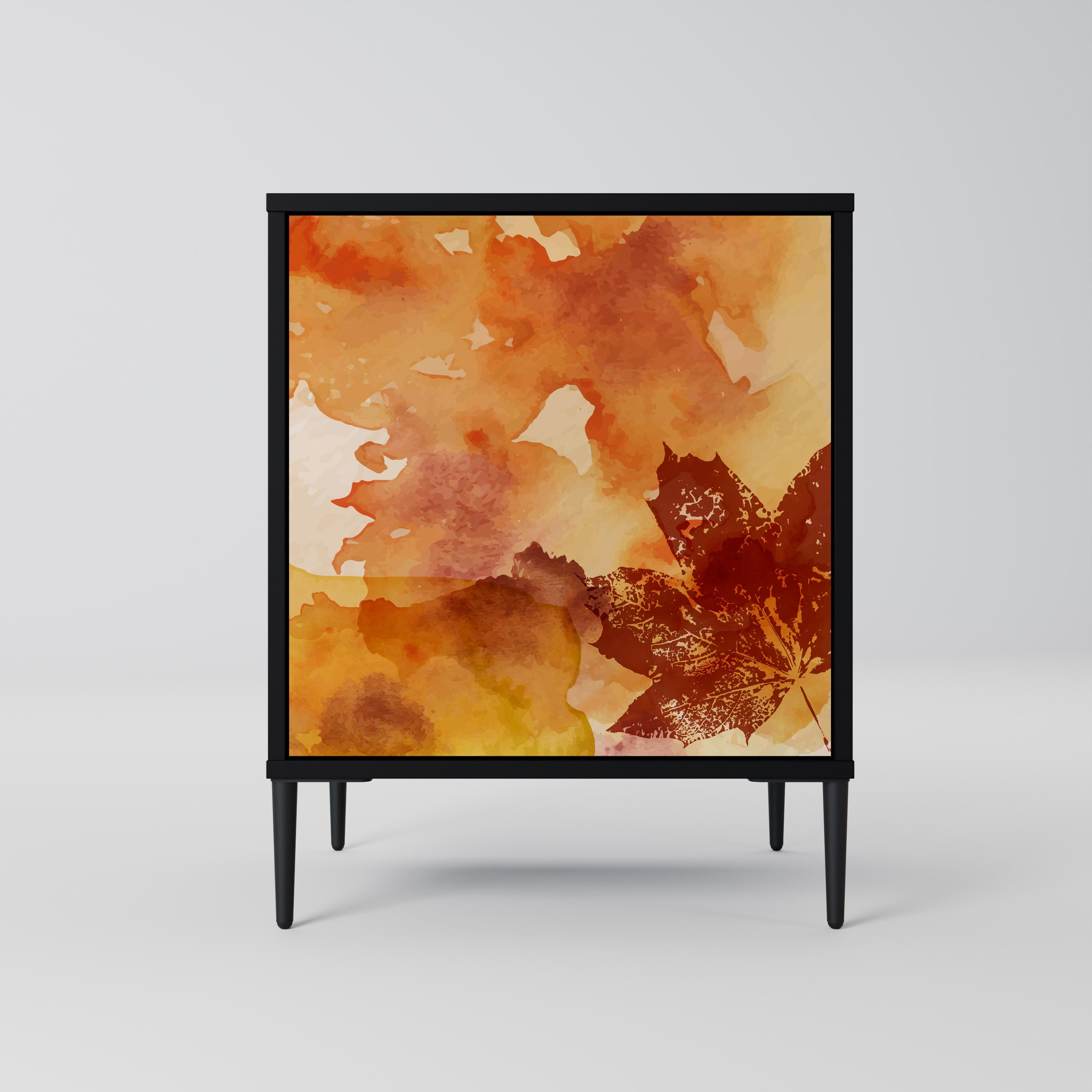 TRACES OF AUTUMN Sideboard mit 1 Tür in Schwarz