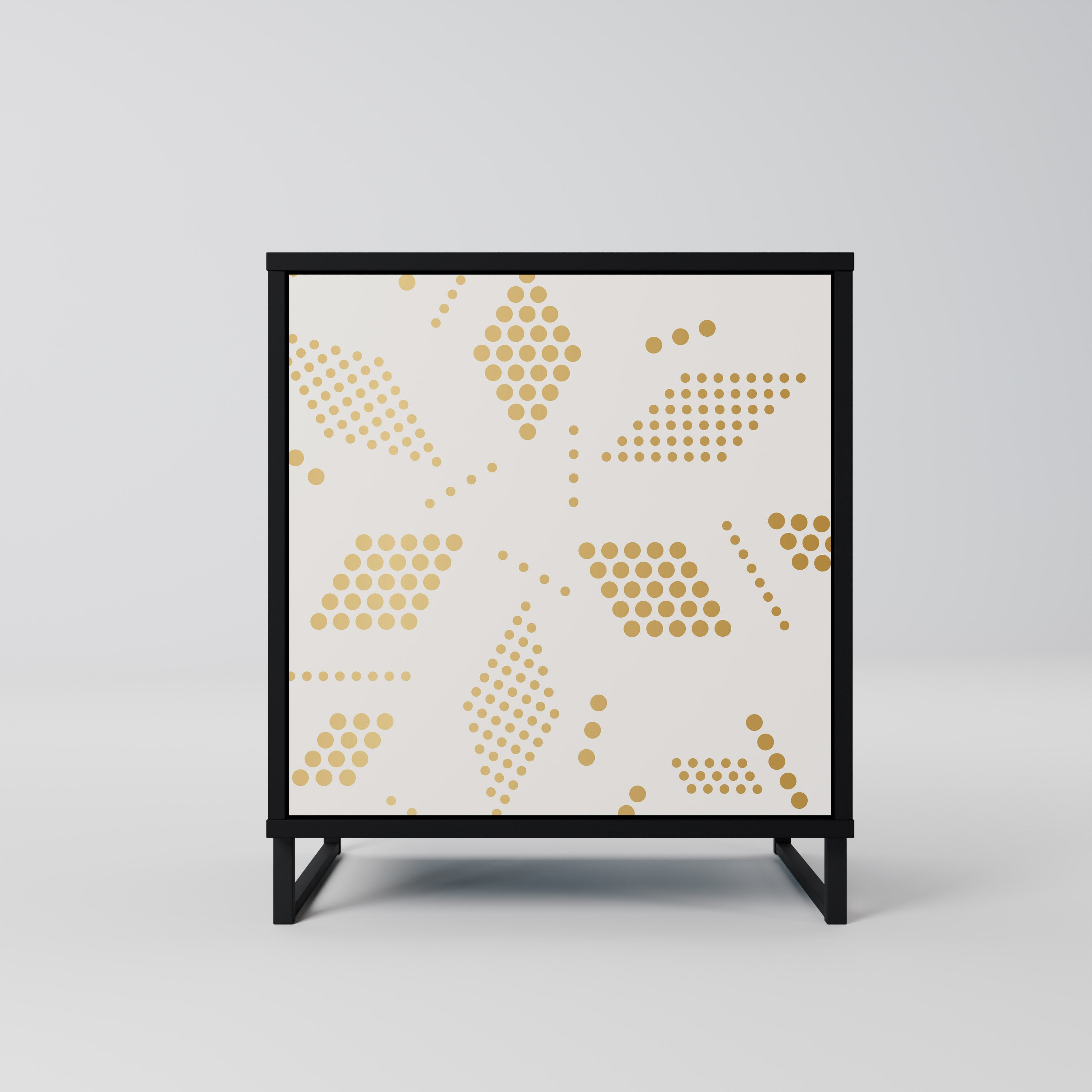 SPOTTED DAZE Sideboard mit 1 Tür in Schwarz