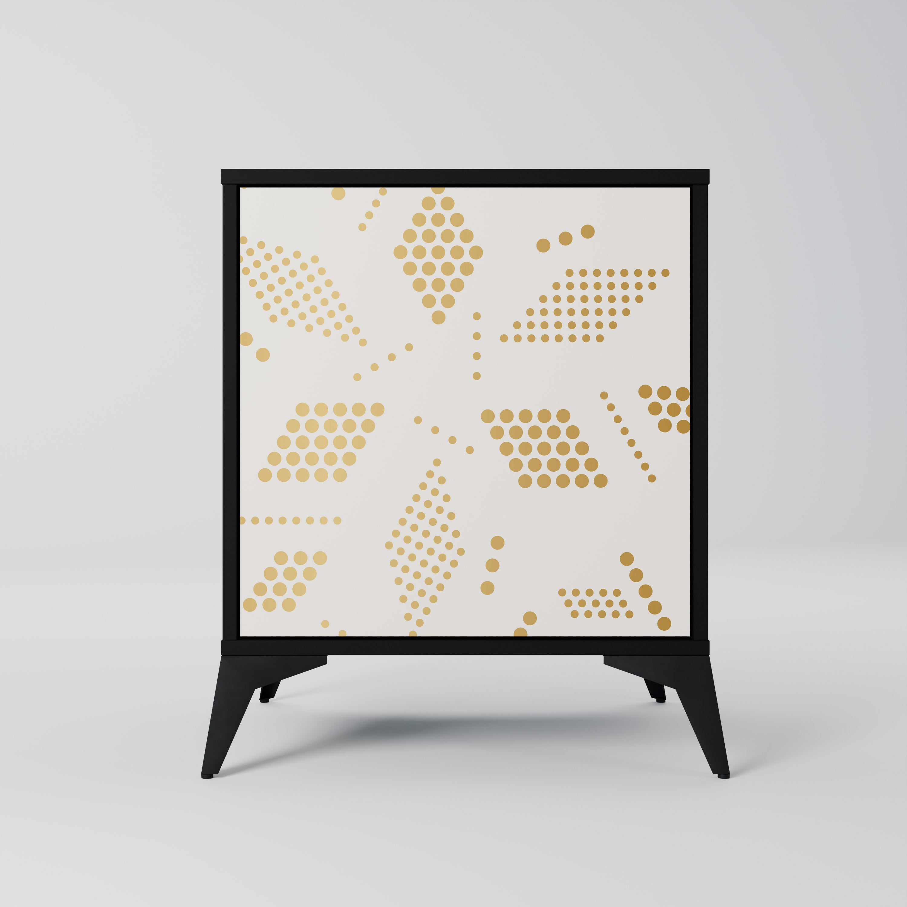 SPOTTED DAZE Sideboard mit 1 Tür in Schwarz