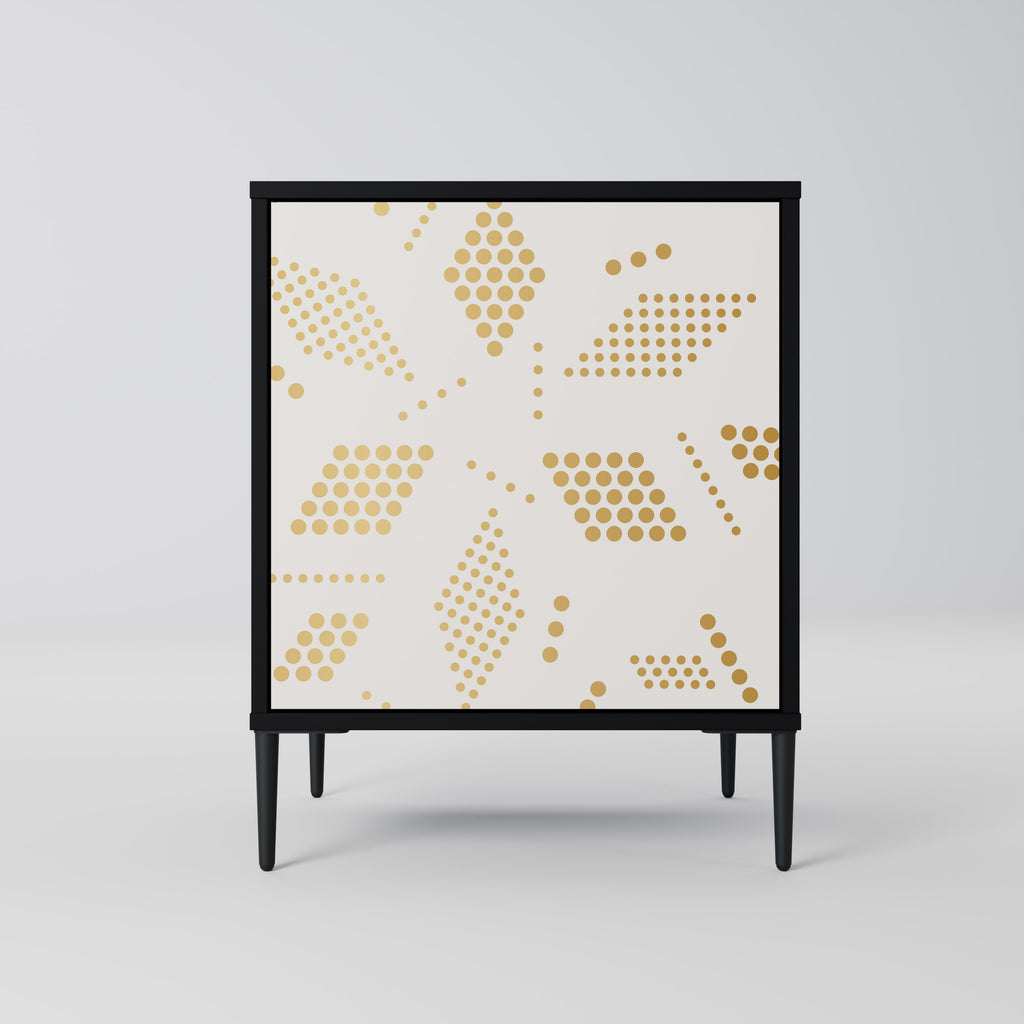 SPOTTED DAZE Sideboard mit 1 Tür in Schwarz