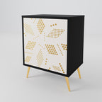 SPOTTED DAZE Sideboard mit 1 Tür in Schwarz