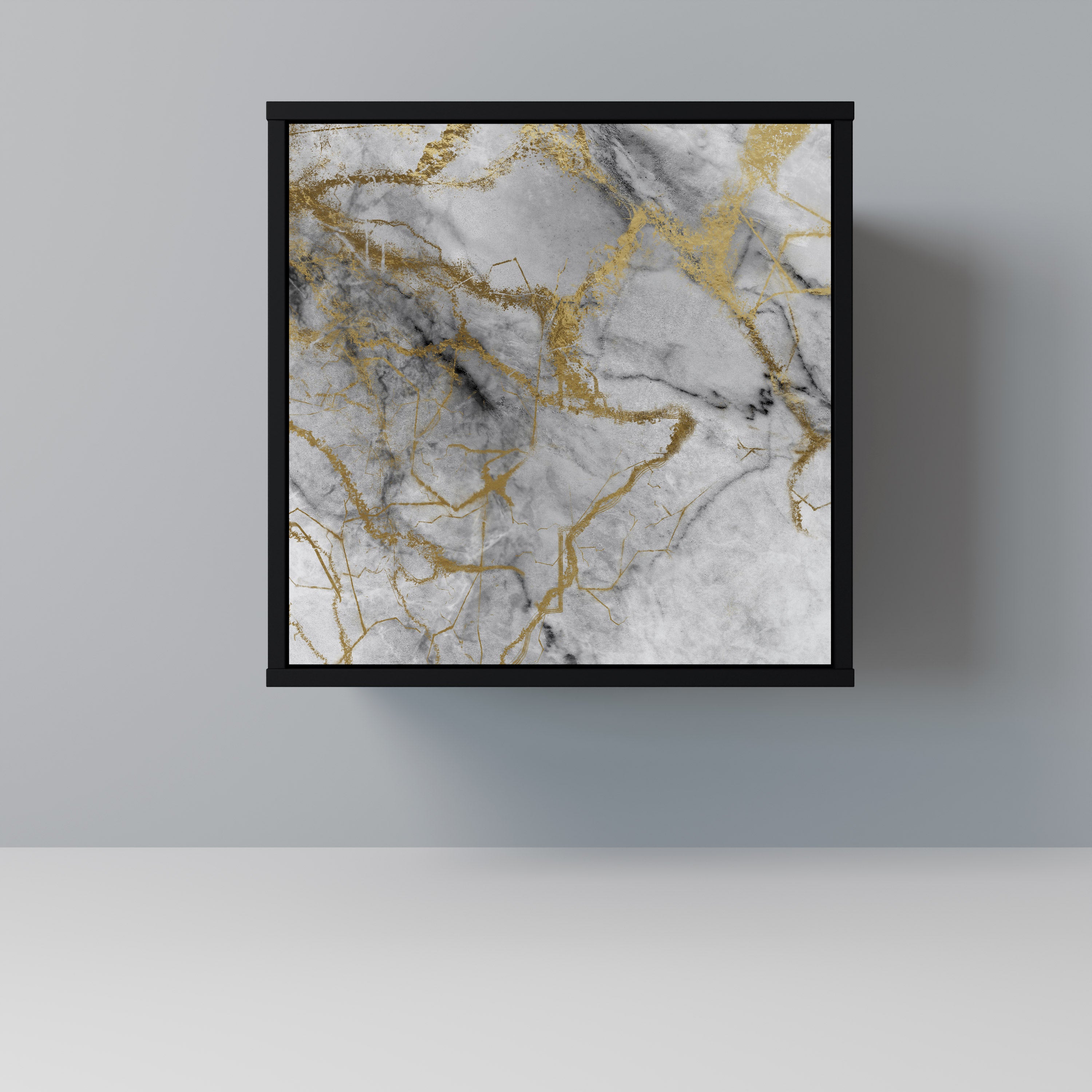 TIMELESS GLIDE Sideboard mit 1 Tür in Schwarz