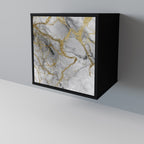 TIMELESS GLIDE Sideboard mit 1 Tür in Schwarz