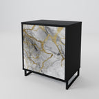 TIMELESS GLIDE Sideboard mit 1 Tür in Schwarz