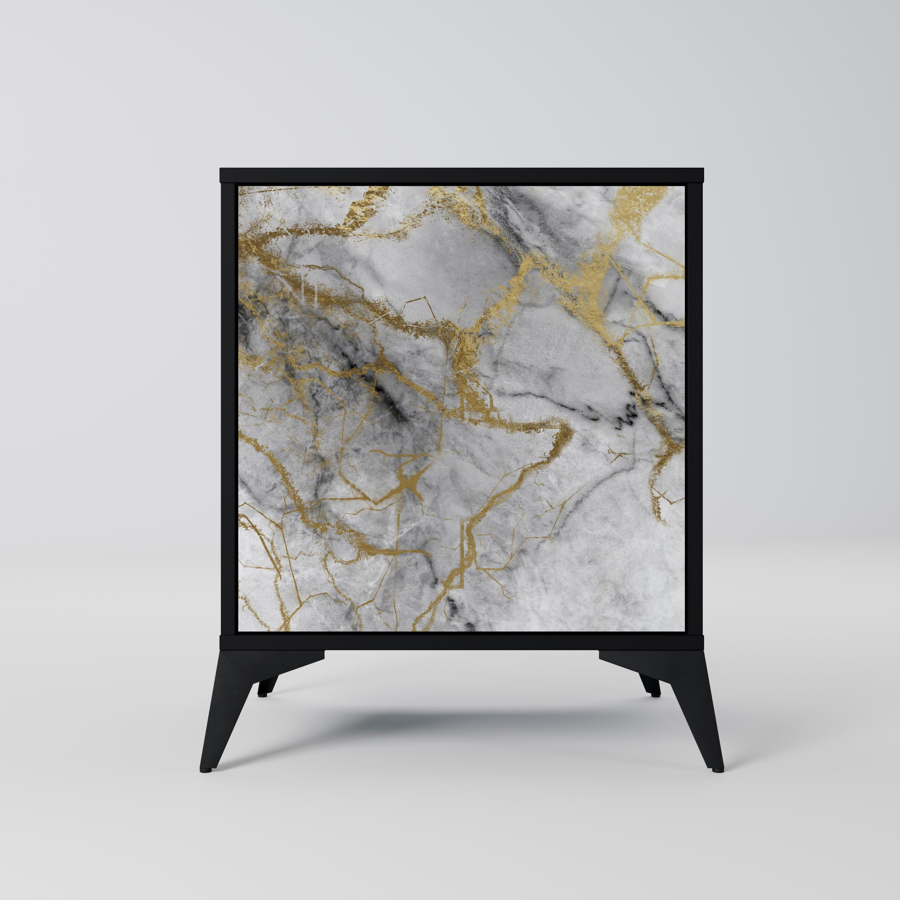 TIMELESS GLIDE Sideboard mit 1 Tür in Schwarz