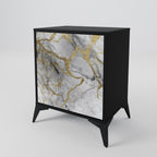 TIMELESS GLIDE Sideboard mit 1 Tür in Schwarz