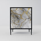 TIMELESS GLIDE Sideboard mit 1 Tür in Schwarz