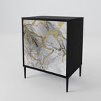 TIMELESS GLIDE Sideboard mit 1 Tür in Schwarz