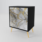 TIMELESS GLIDE Sideboard mit 1 Tür in Schwarz