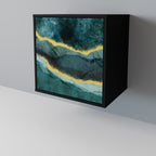 GOLDRUSH ODYSSEY Sideboard mit 1 Tür in Schwarz