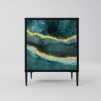 GOLDRUSH ODYSSEY Sideboard mit 1 Tür in Schwarz