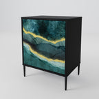 GOLDRUSH ODYSSEY Sideboard mit 1 Tür in Schwarz