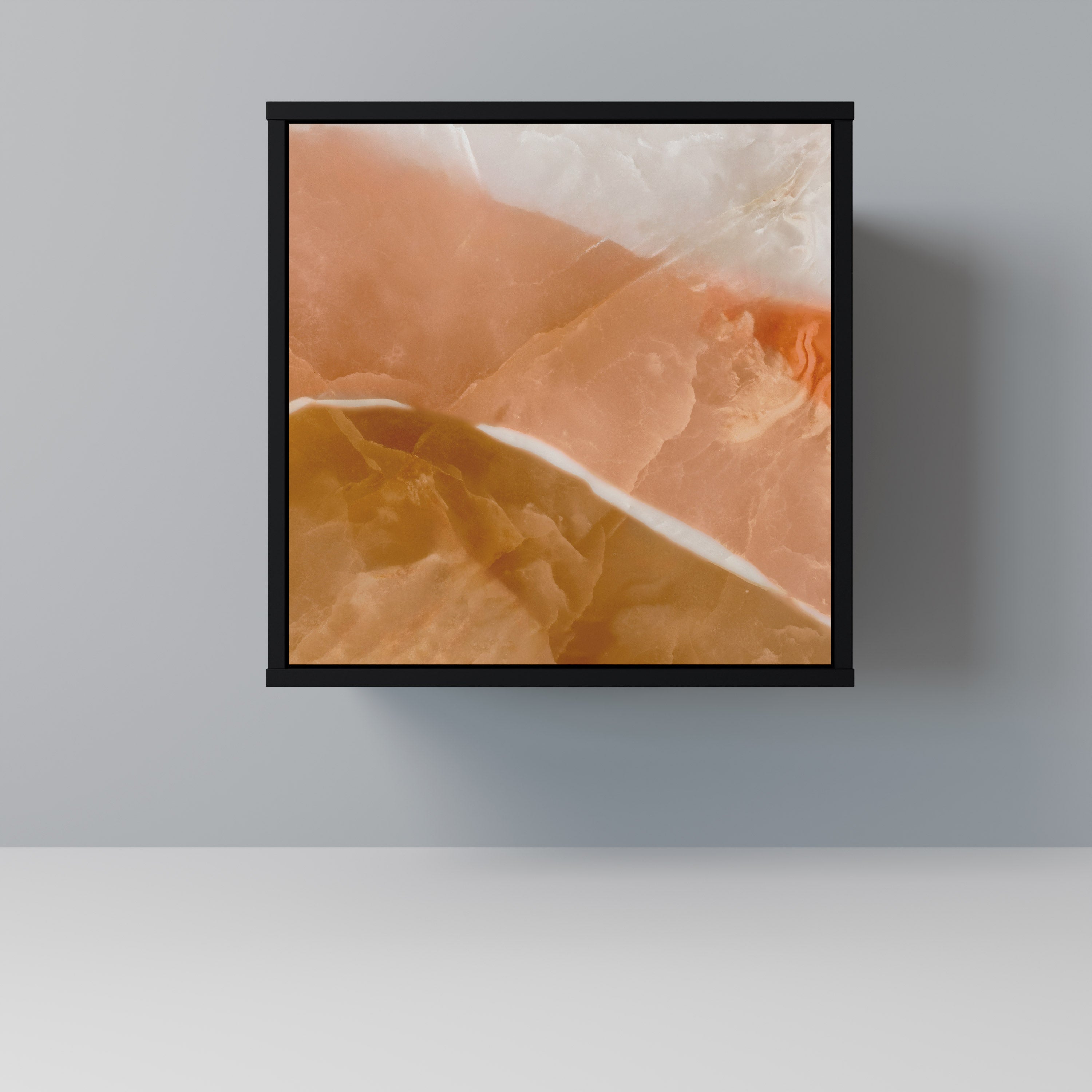 SANDHILLS SPLENDOUR Sideboard mit 1 Tür in Schwarz