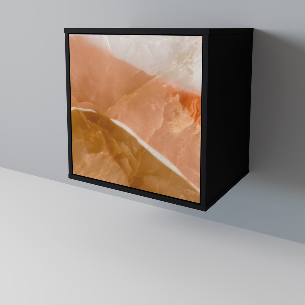 SANDHILLS SPLENDOUR Sideboard mit 1 Tür in Schwarz