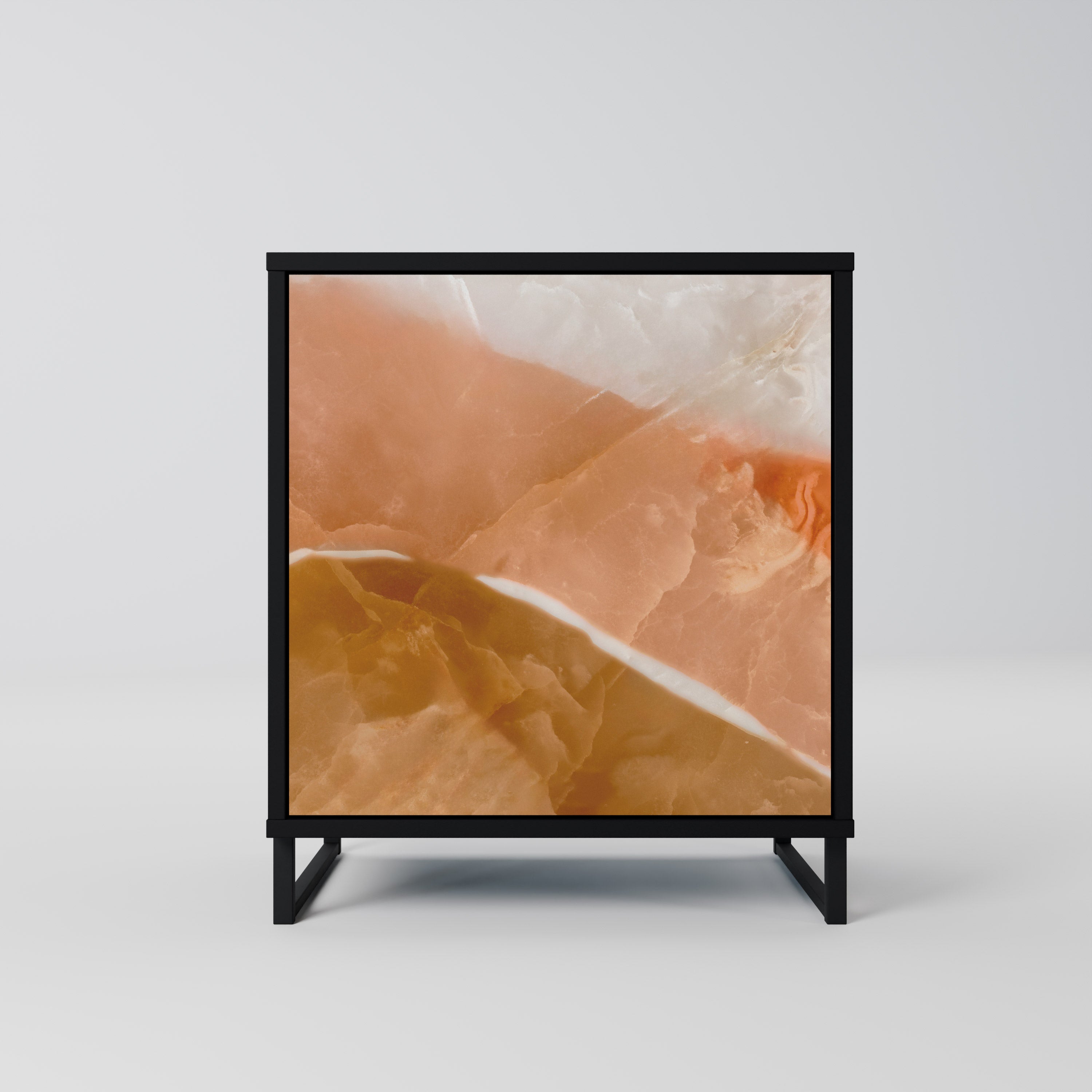 SANDHILLS SPLENDOUR Sideboard mit 1 Tür in Schwarz