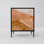 SANDHILLS SPLENDOUR Sideboard mit 1 Tür in Schwarz