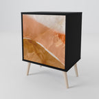 SANDHILLS SPLENDOUR Sideboard mit 1 Tür in Schwarz