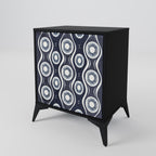 GRAPHITE EYES Sideboard mit 1 Tür in Schwarz