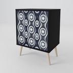 GRAPHITE EYES Sideboard mit 1 Tür in Schwarz
