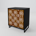BROWN EYES Sideboard mit 1 Tür in Schwarz