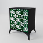 GREEN EYES Sideboard mit 1 Tür in Schwarz