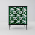 GREEN EYES Sideboard mit 1 Tür in Schwarz