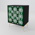 GREEN EYES Sideboard mit 1 Tür in Schwarz