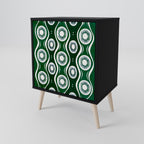 GREEN EYES Sideboard mit 1 Tür in Schwarz