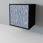 GRAPHITE RAIN Sideboard mit 1 Tür in Schwarz