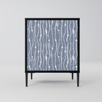 GRAPHITE RAIN Sideboard mit 1 Tür in Schwarz