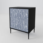 GRAPHITE RAIN Sideboard mit 1 Tür in Schwarz