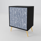 GRAPHITE RAIN Sideboard mit 1 Tür in Schwarz