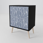 GRAPHITE RAIN Sideboard mit 1 Tür in Schwarz