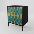 POLYGONS Sideboard mit 1 Tür in Schwarz