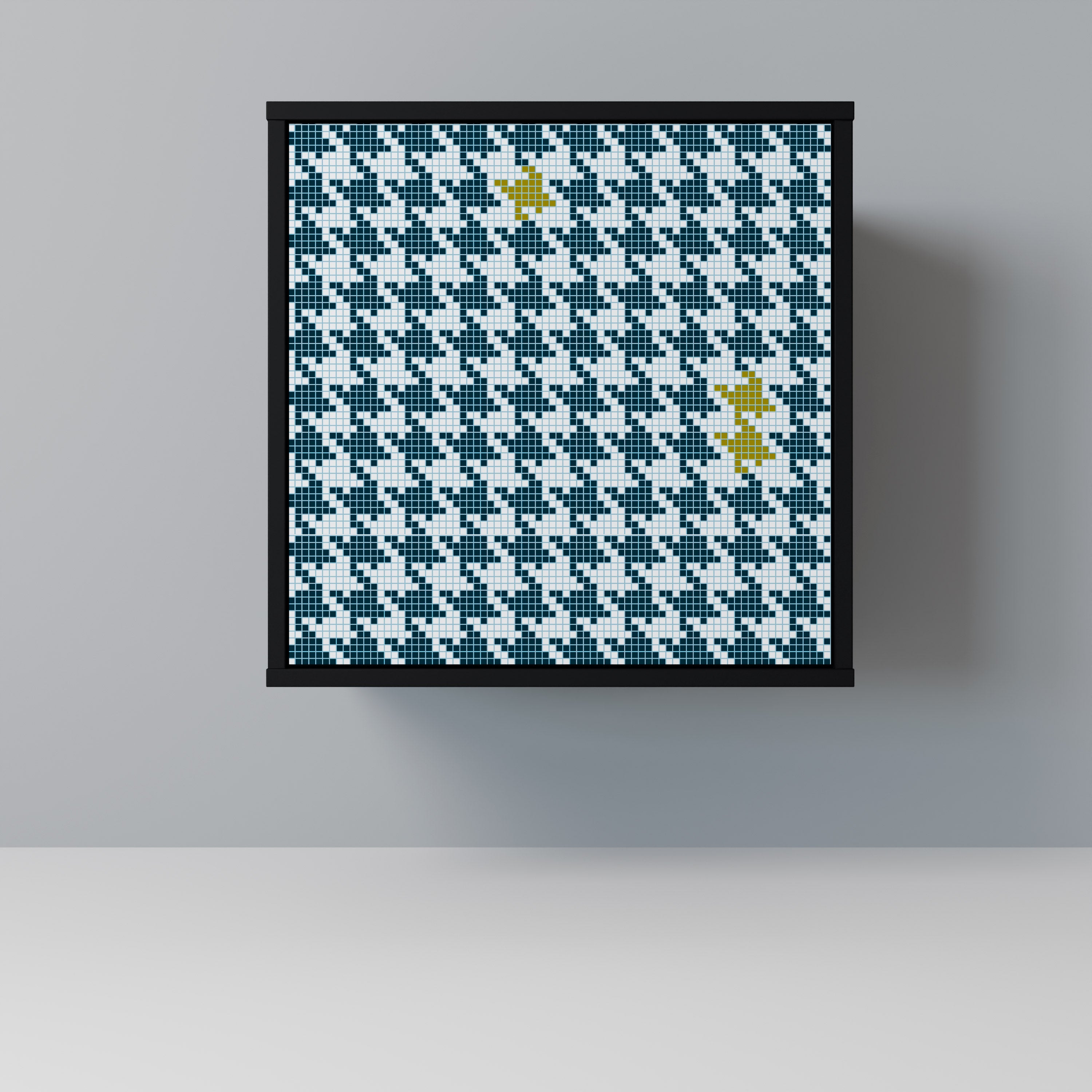 OUT OF CONTEXT Sideboard mit 1 Tür in Schwarz