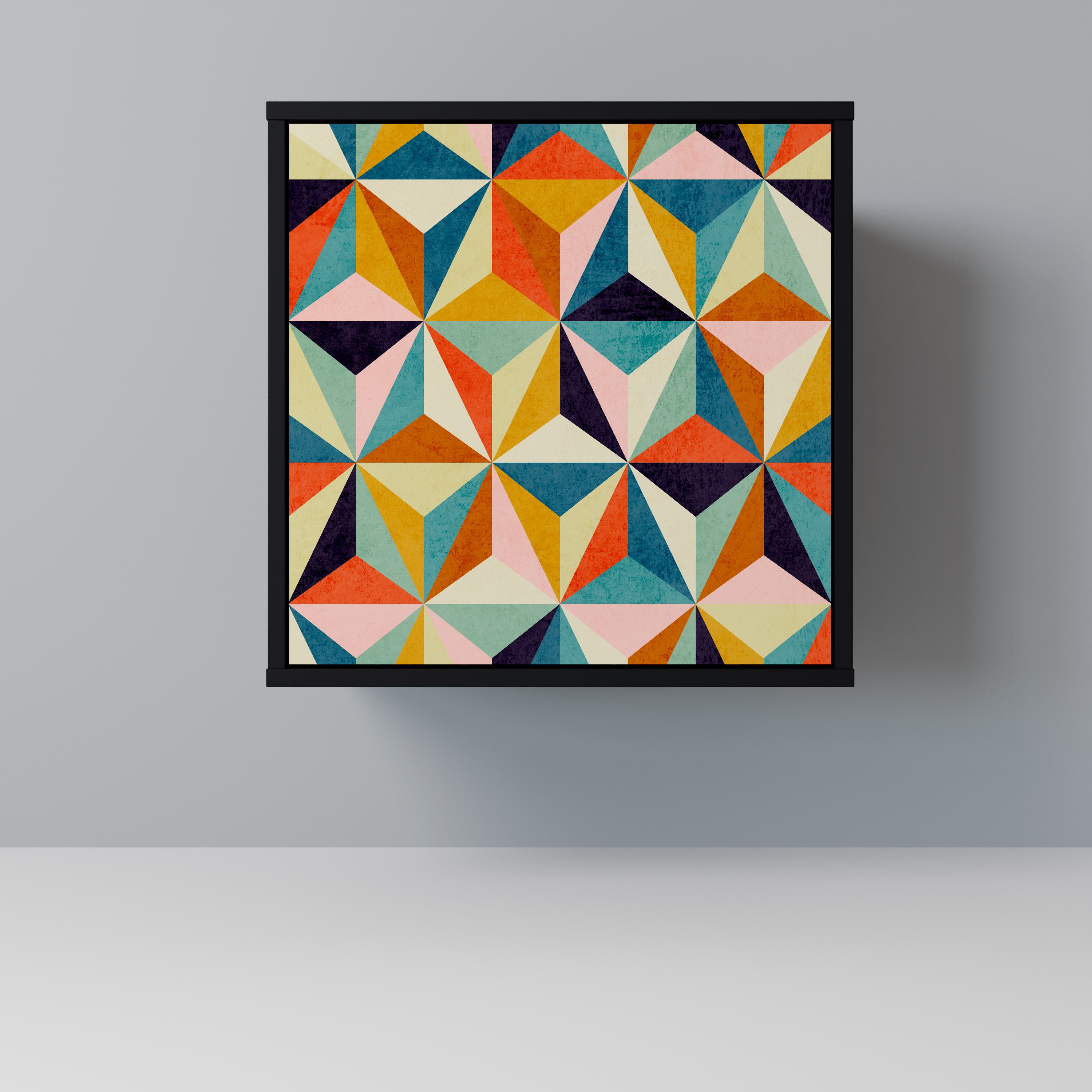 TESSELATE TREASURES Sideboard mit 1 Tür in Schwarz