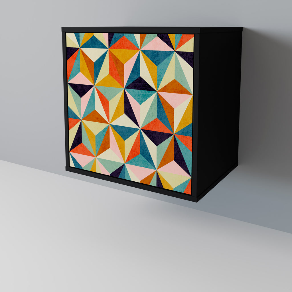 TESSELATE TREASURES Sideboard mit 1 Tür in Schwarz