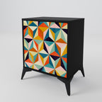 TESSELATE TREASURES Sideboard mit 1 Tür in Schwarz