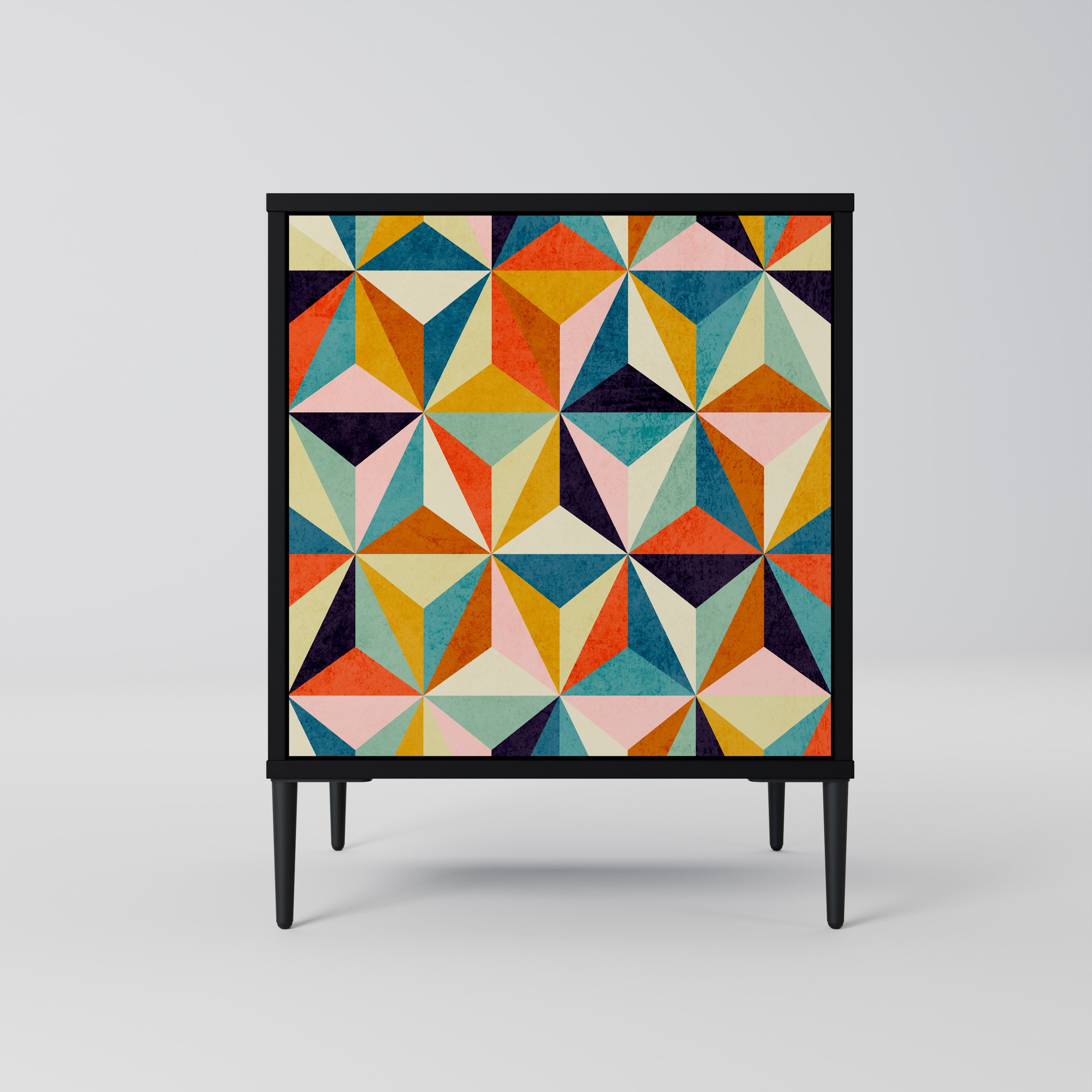 TESSELATE TREASURES Sideboard mit 1 Tür in Schwarz