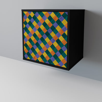 PAINTED SQUARES MIX 1-türiges Sideboard