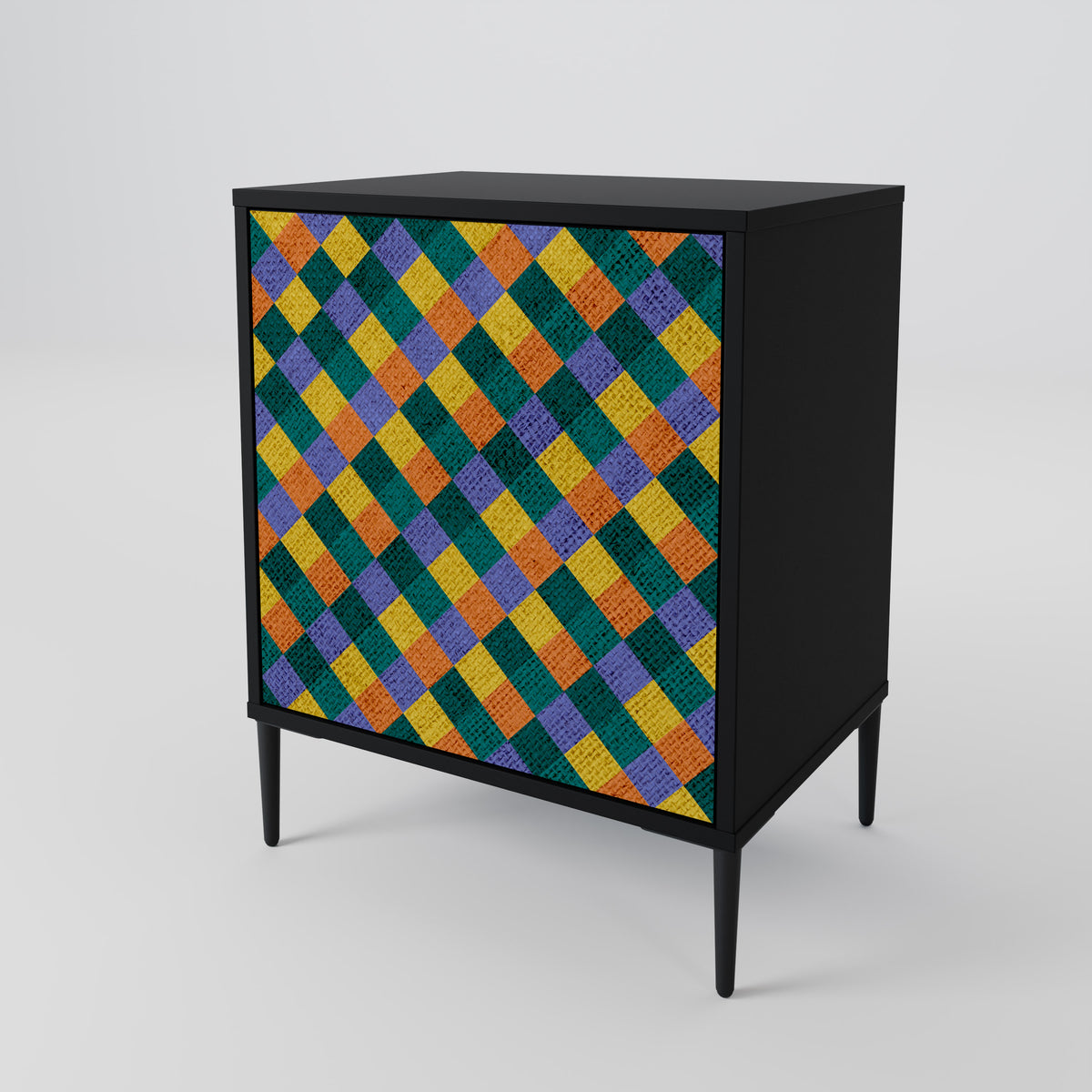 PAINTED SQUARES MIX 1-türiges Sideboard