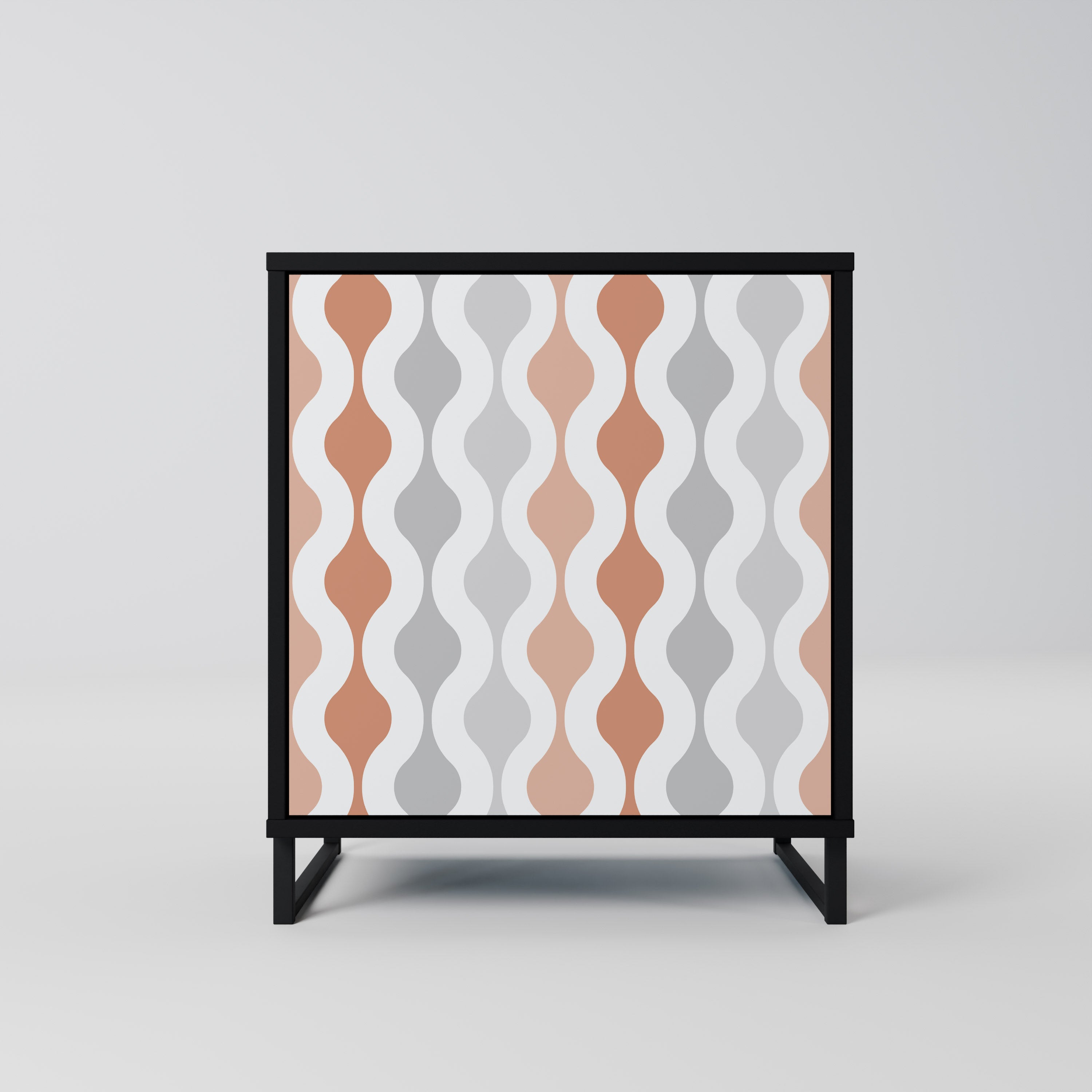 HAZY NOSTALGIA Sideboard mit 1 Tür in Schwarz