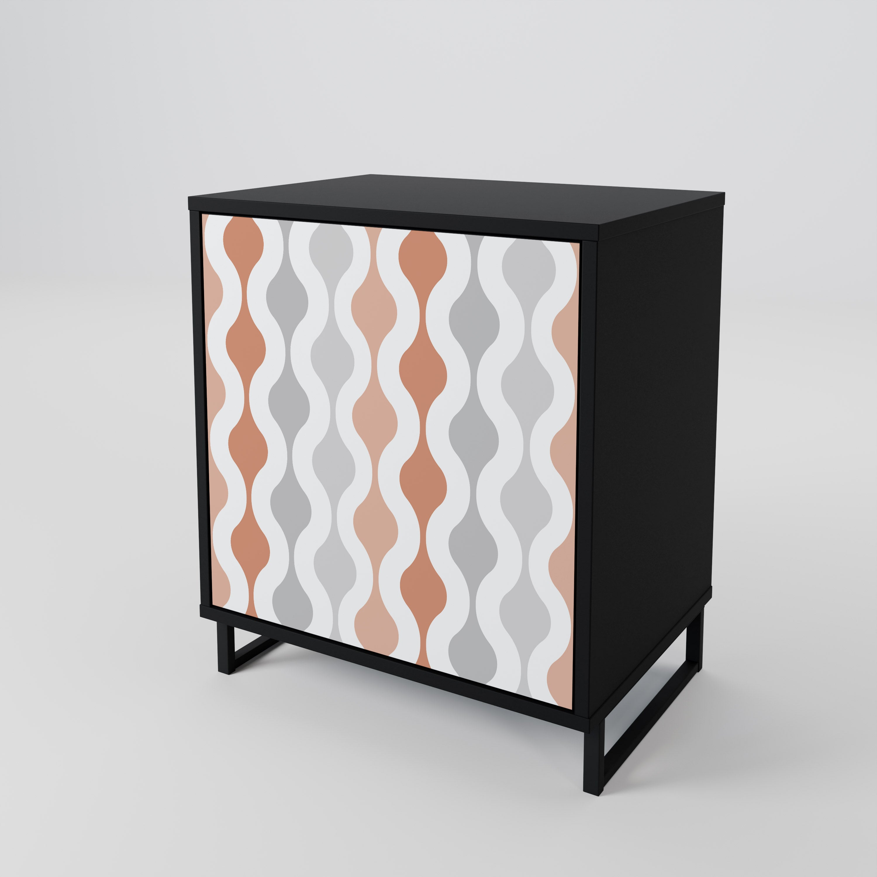 HAZY NOSTALGIA Sideboard mit 1 Tür in Schwarz
